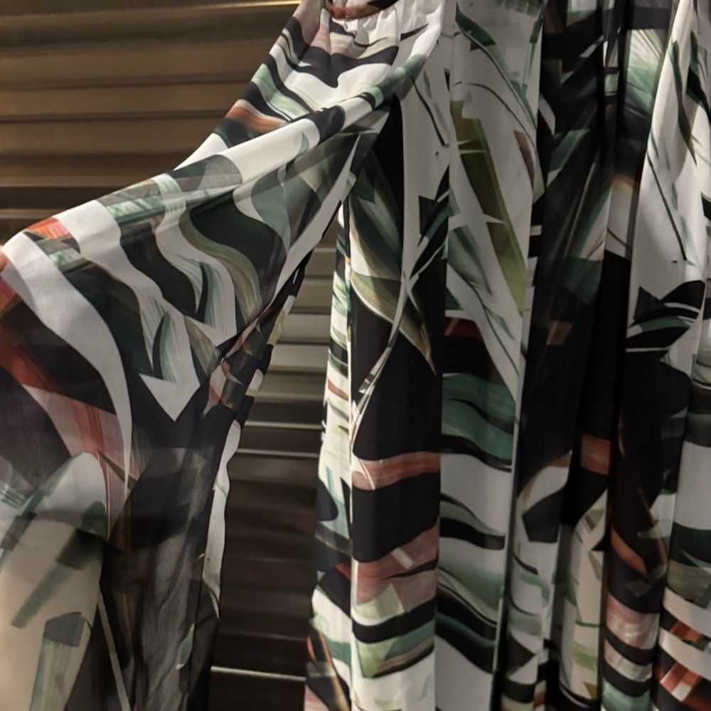 Bar III Multicolor Abstract Dress